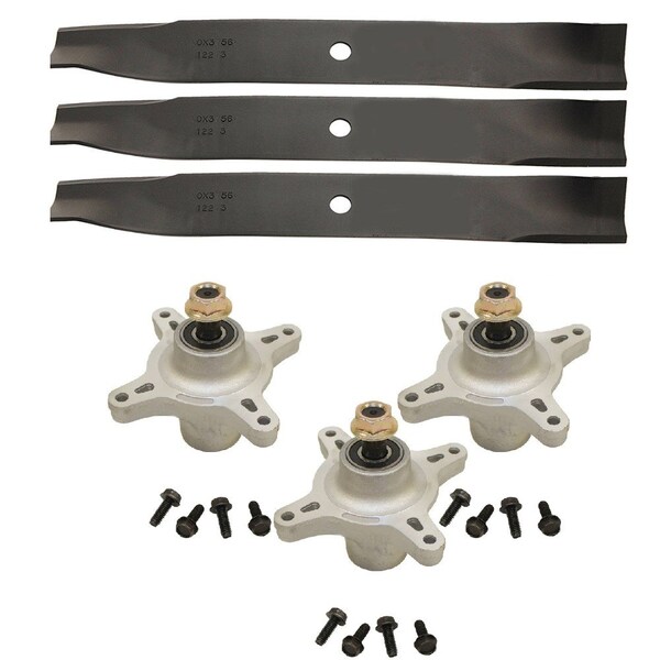 Aic Replacement Parts Deck Rebuild Kit Spindles Blades Fits Toro TimeCutter Z5000 Z5020 Z5030 LAS20-0012DECKREBUILD - main